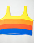 Dylan Colorblock Square Top