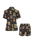 Baha Ranch Vintage Cowboy Collage Western Pajama Set