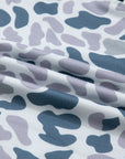 Abstract Camo Polo Collar T-Shirt & Shorts Set