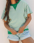 Sol Ruffle Short Sleeve Top