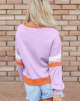 Mazie V Neck Sweatshirt
