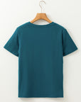 Galilea Toothpick Stripe Round Neck Top