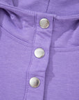 Mariam Short Sleeve Kangaroo Hoodie