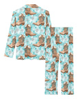Baha Ranch Turquoise Christmas Boots Women's Western Pajamas