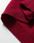 Solid Crewneck Cap Sleeve Knit Sweater