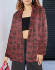 Baha Ranch Burgandy Cowboy Women's Western Blazer