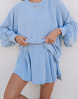 Scarlett Corded Lantern Sleeve Top