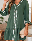 Xyla Bracelet Sleeve Shift Dress