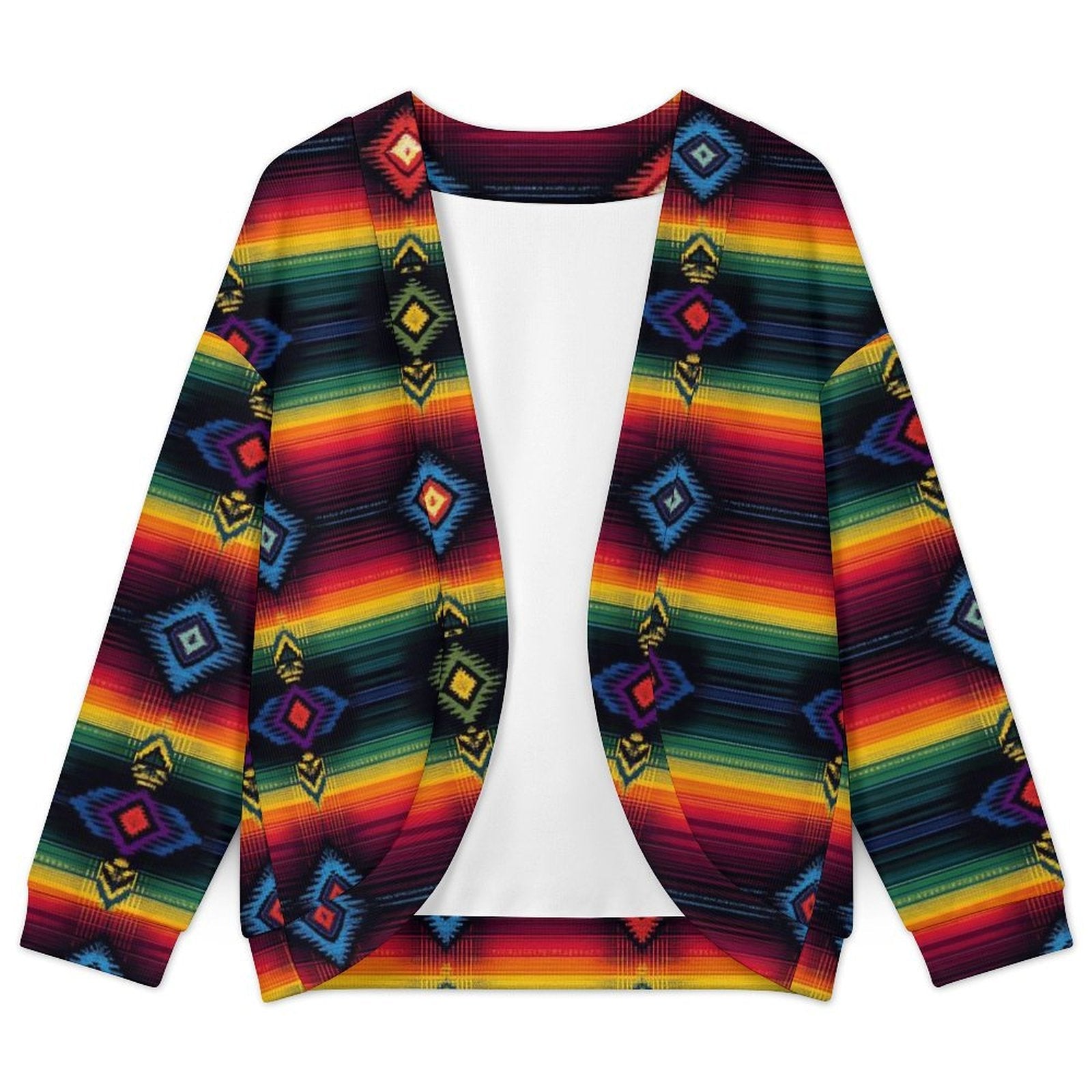 Baha Ranch Colores de Mexico Serape Drop Shoulder Cardigan