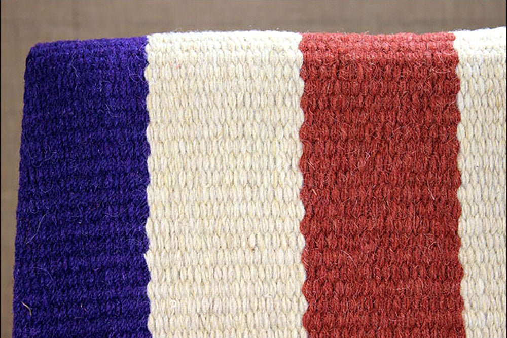 Purple Turqoise Professional Choice Casa Zia Navajo Wool Horse Saddle Blanket