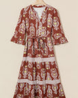 Katie Trim Tiered Maxi Dress