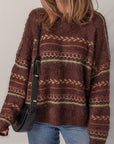 Madison Knitted Drop Shoulder Sweater