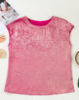 Alanna Metallic Cap Sleeve Top