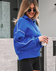 Clover Exposed Seam Chic Sweatshirt