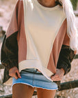 Isabelle Patchwork High Low Hoodie