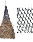 40" Tough 1 Slow Feed Multi Color Poly Hay Bag With 2" Square Holes Black
