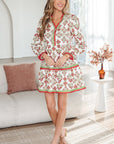 Jade Long Sleeve Flared Dress