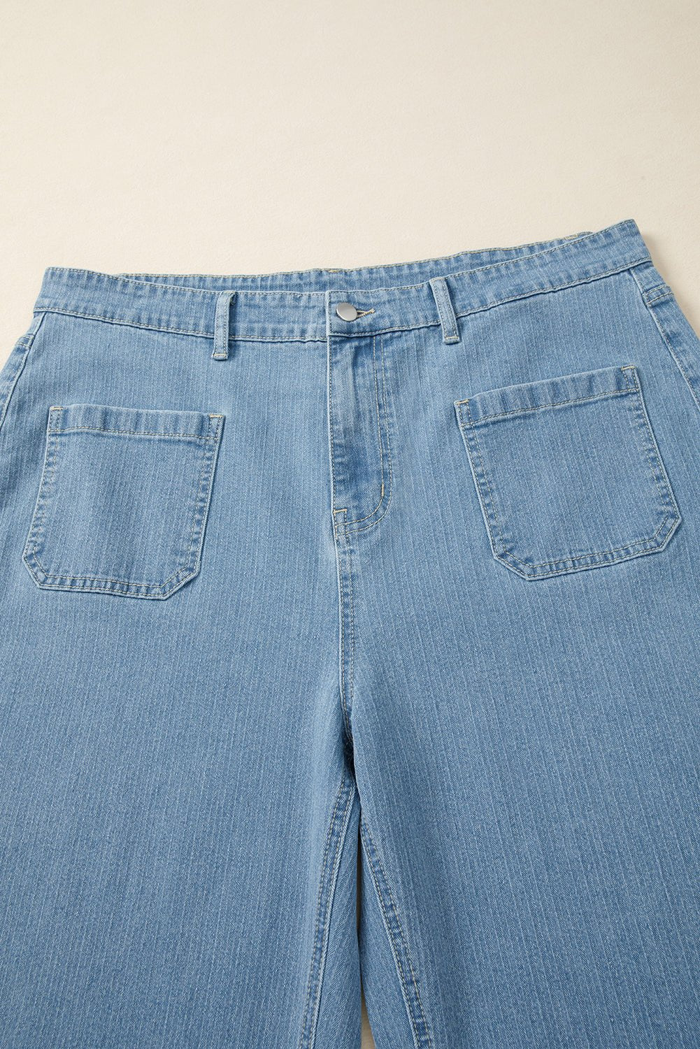 Adelyn Textured Wide Leg PLUS Jeans