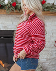 Camila Zip Fleece Oversize Sweatshirt