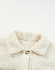 Olivia Single Breasted Teddy Coat