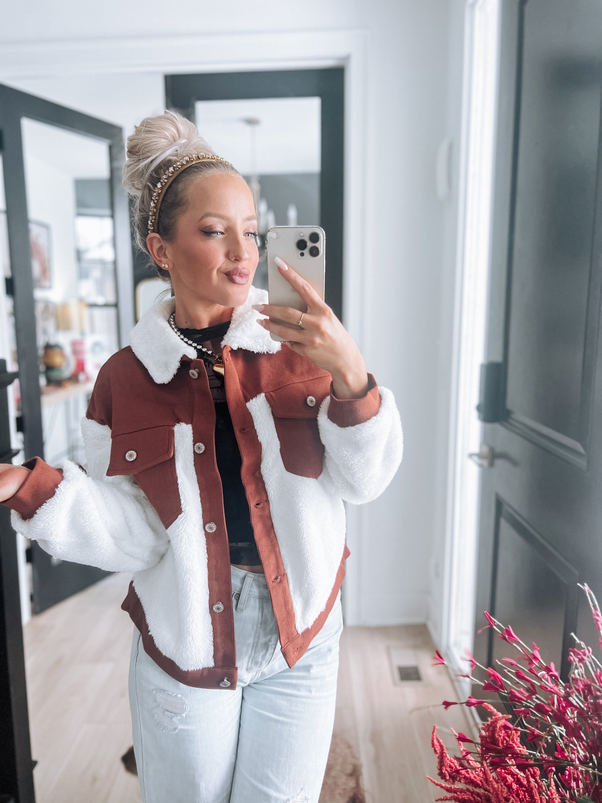 Charming Chestnut Jacket -clearance