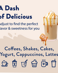 SUGAR FREE Naturally Sweetened Salted Caramel Syrup