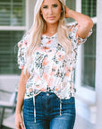 Emely Print Puff Sleeve Blouse