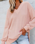 Zoey Sleeve Knit top Long Sleeve Top