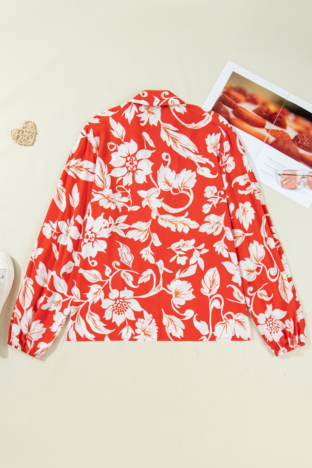 Shelby Print Loose Up PLUS Shirt