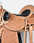 Western Horse Wade Saddle American Leather Ranch Roping Tan