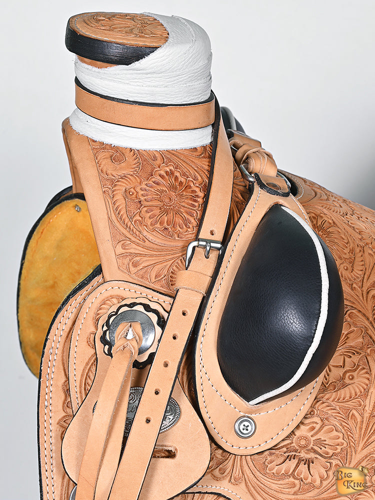 Western Horse Wade Saddle American Leather Ranch Roping Tan