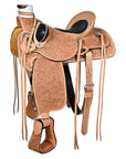Western Horse Wade Saddle American Leather Ranch Roping Tan