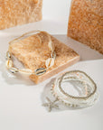 Ariya Seashell Beaded Bracelet Set