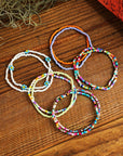 Ashlyn Layered Beaded anklet Set