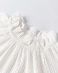 Lanabina Ripple Bubble Sleeve Blouse