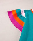 Sophia Flutter Sleeves Knitted Sweater