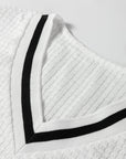 Greta Trim Pullover Waffle Top