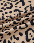 Leopard Batwing Long Sleeve Top