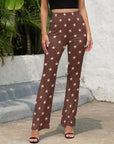 Baha Ranch Star Print Flare Pants
