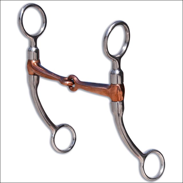 Professional Choice Bob Avila Copper W. Snaffle H. Mouth Bit – Hilason