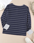Simone Henley Waffle Knit Top