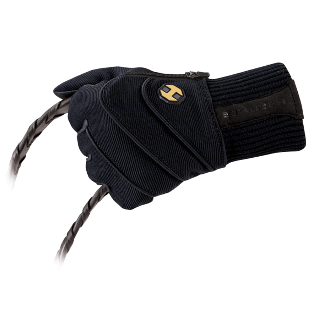 Size 05 Heritage Extreme Winter Horse Riding Equestrian Glove Black