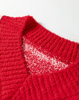 Marianna Checkered Knit Loose Sweater