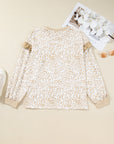 Elizabeth Ruffled arm Sweatshirt
