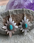 Kahlani Flower Shape Hook Earrings