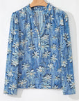 Sarajana Half Placket Collared Blouse