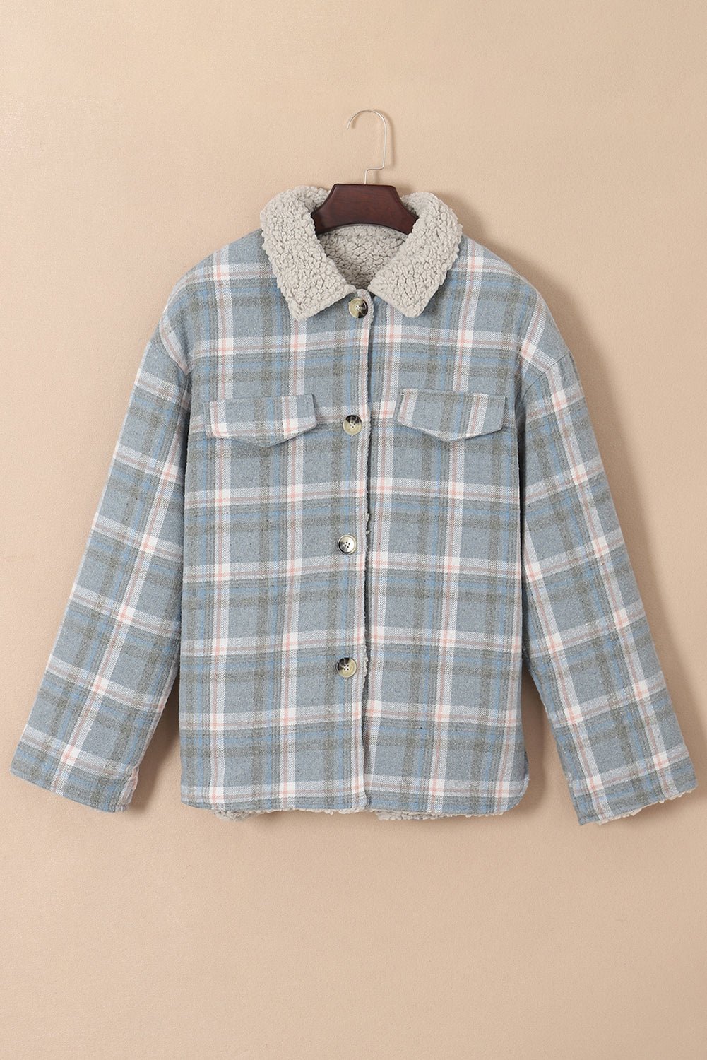 Madison Cuffs Patchwork Plaid Shirt