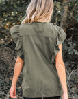 Abigail Bay Ruffled Patchwork Jacket