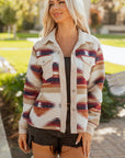 Emily Flap Raw Hem Shacket