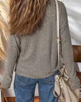 Amira High Knitted Pullover Top
